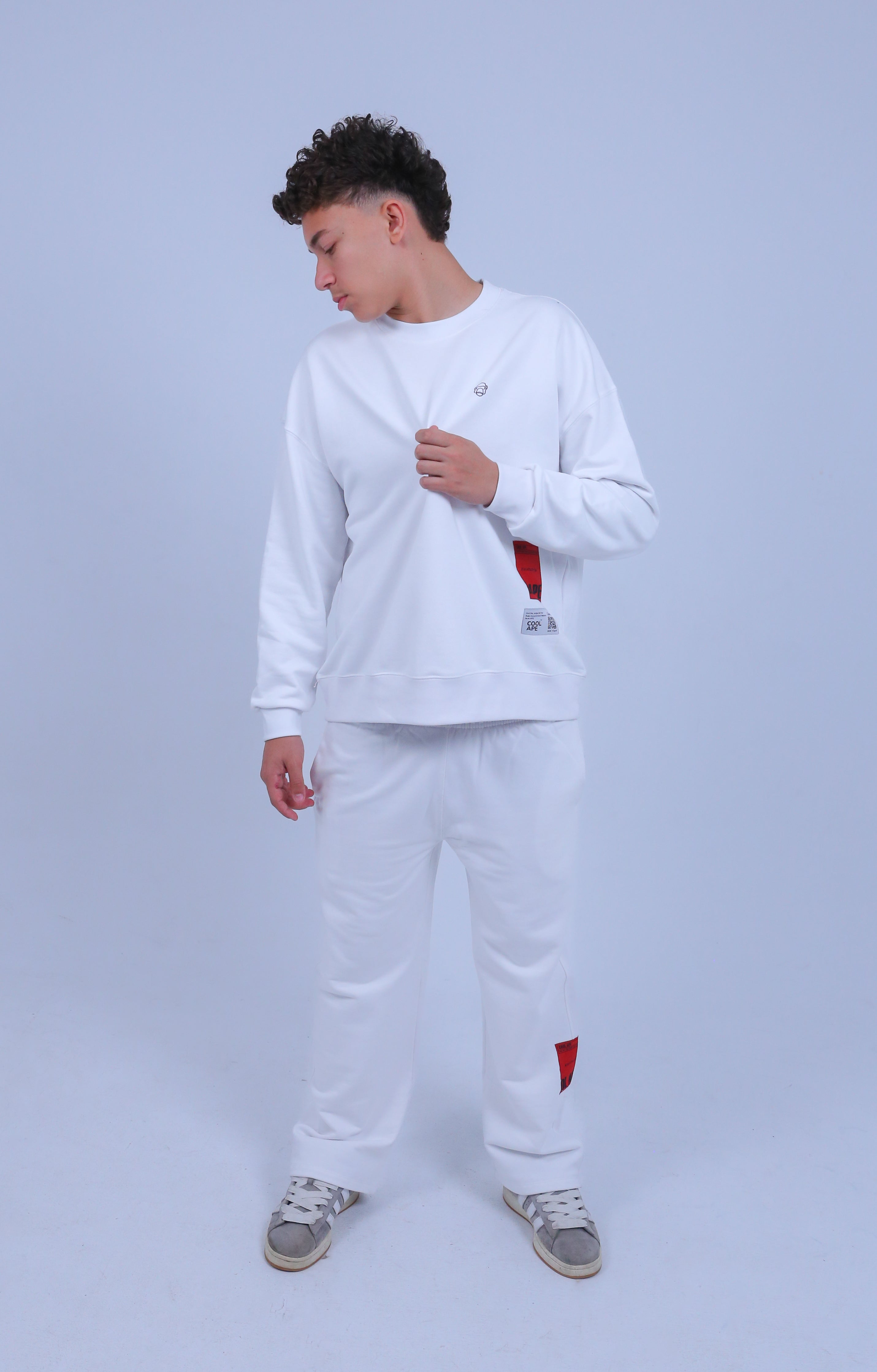 White Crew Neck