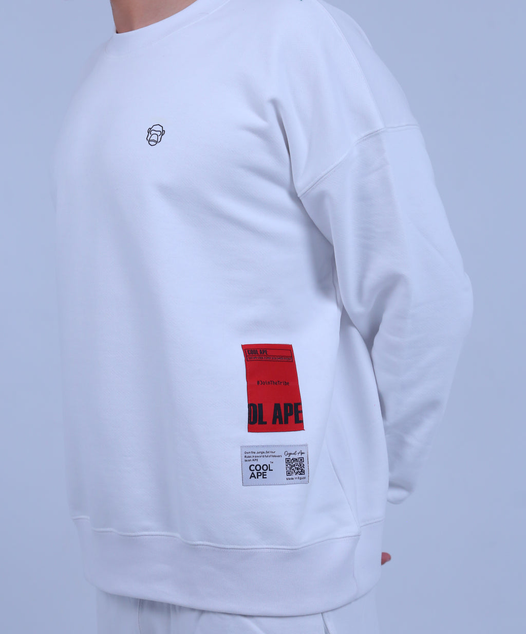 White Crew Neck