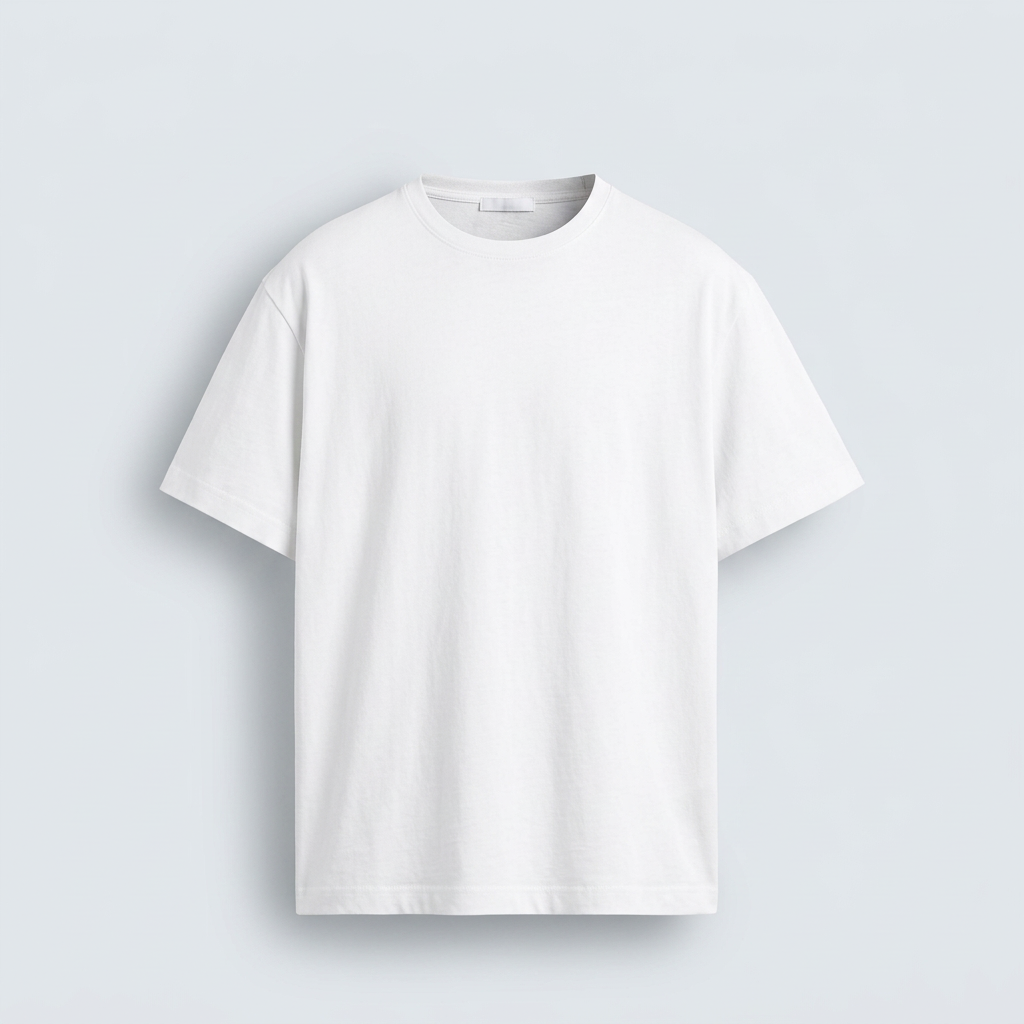 Basic White Oversized Tee