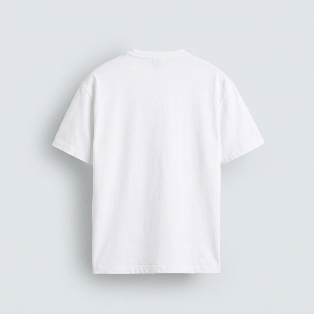 Basic White Oversized Tee