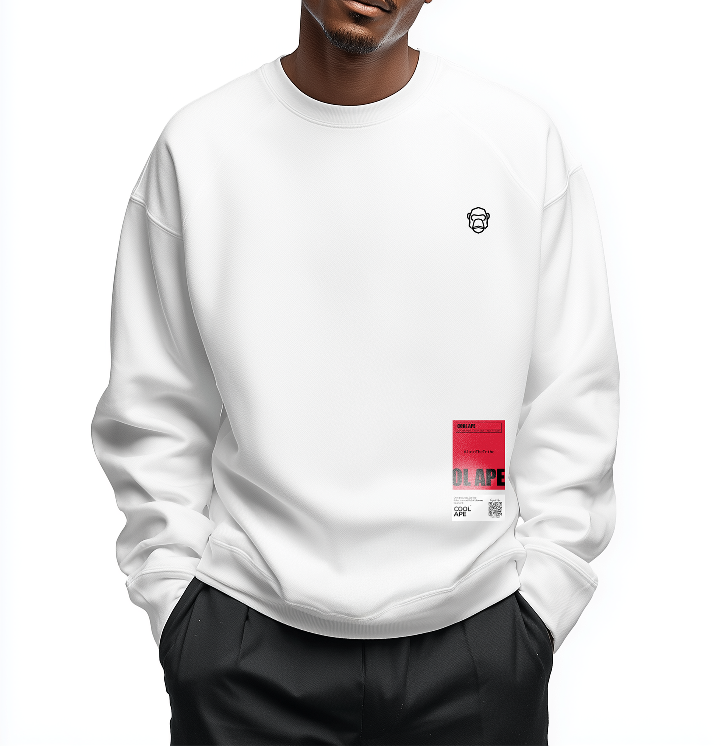 White Crew Neck